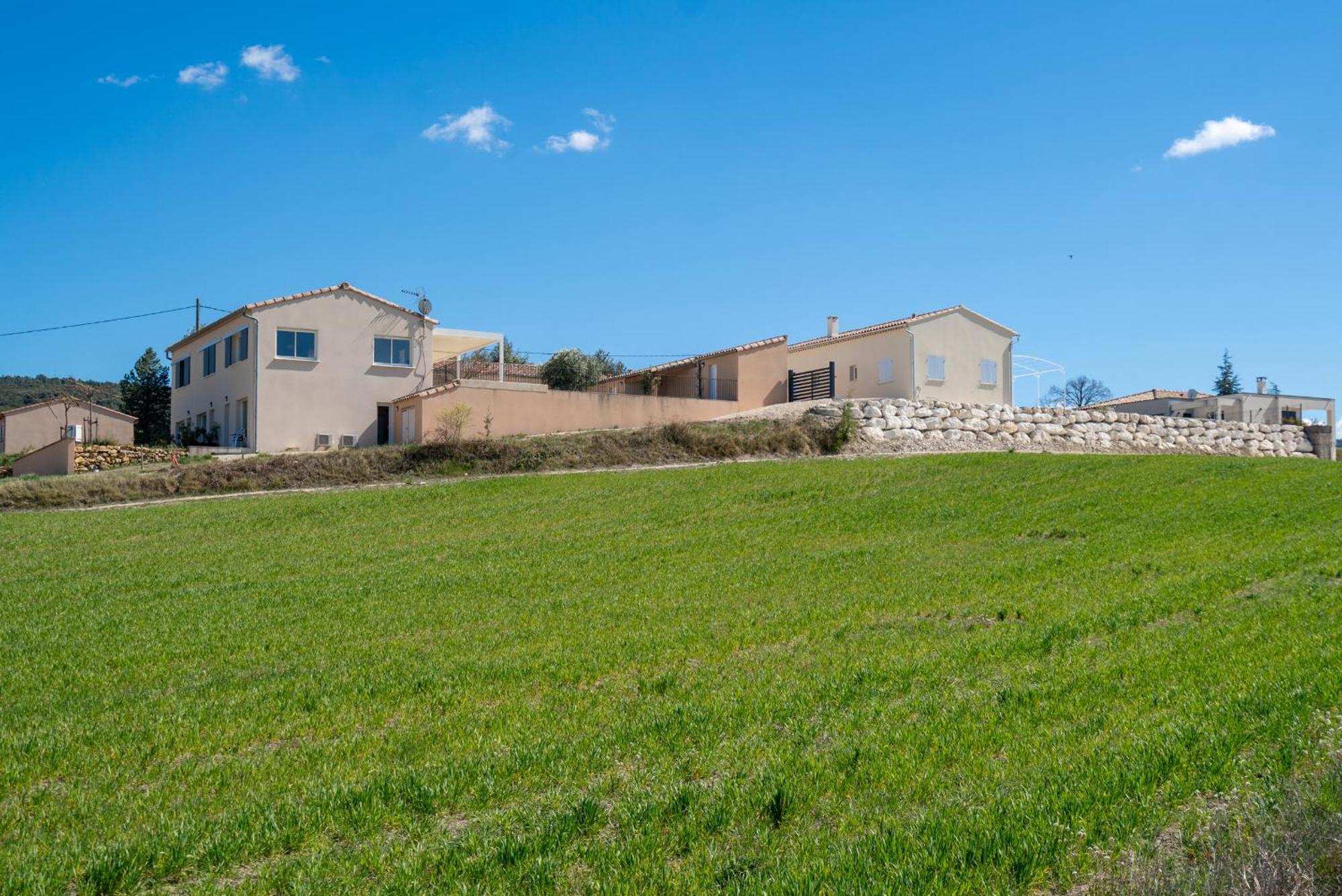 Villa Les Terrasses De Cascavelle Blauvac Exterior foto